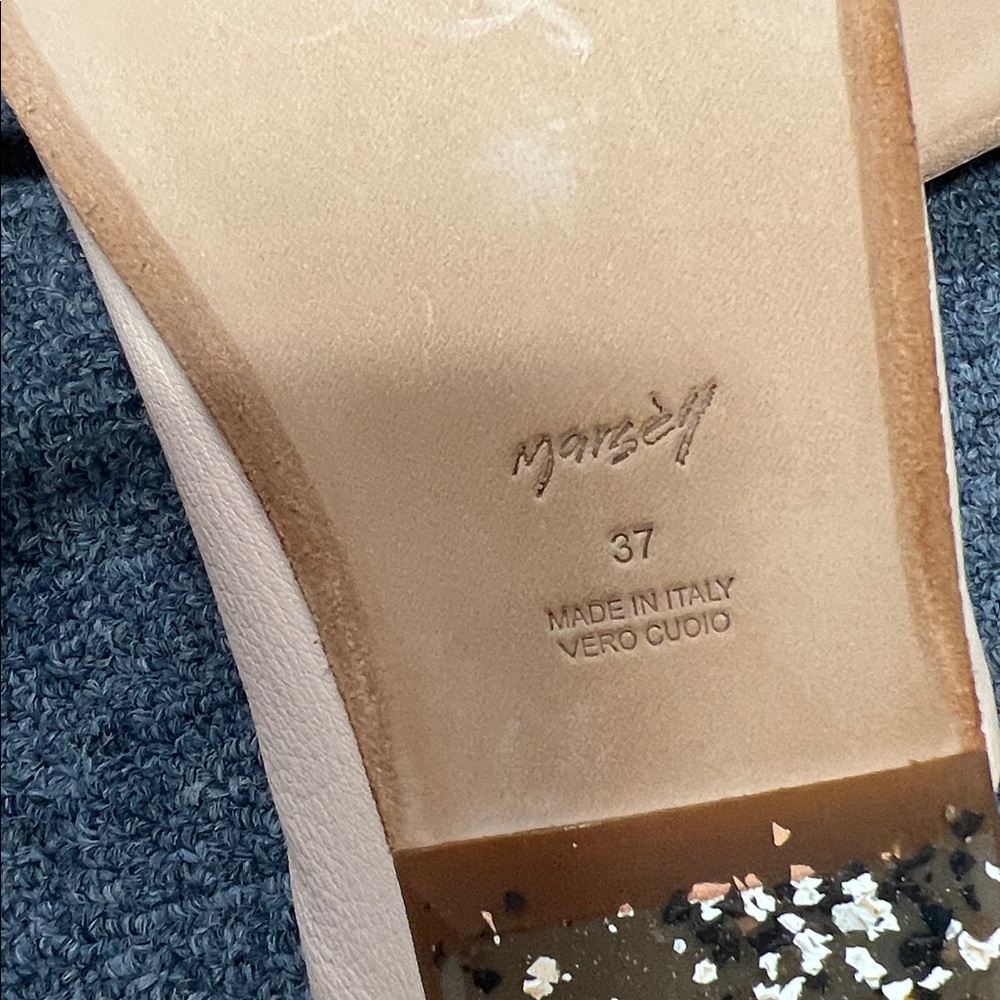 MARSÈLL Arsella 
FLIP FLOPS Women's Tan Slide Sandals 7 NIB - Picture 4 of 7